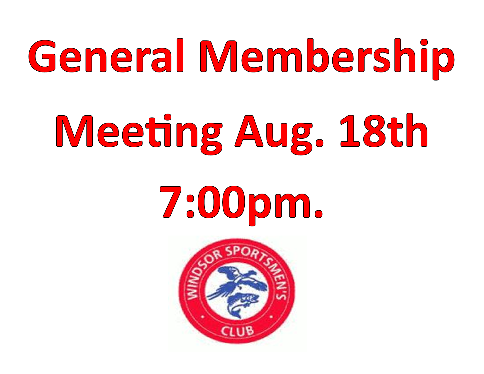 Membership meeting May 26th 7:00-pm. Membership meeting May 26th 7:00-pm.